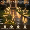 SALCAR LED-tuinverlichting, sterrenvorm, 60 cm, 180 LED's, Productafbeelding-voorbeeld 3