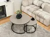 JACEK Couchtisch-Set – beige/schwarz Produktbild-Vorschau 5