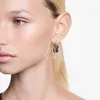 Swarovski Damen Drop-Ohrhänger Schwan Schwarz SWAN 5678047 Produktbild-Vorschau 4