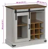 vidaXL Príborník HALDEN s posuvnými dverami biely 80x40x80 Náhľad obrázku produktu 8