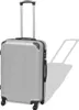 vidaXL Vierteiliges Hartschalen-Trolley-Set Silber Produktbild-Vorschau 1