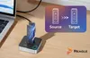 NVME NVME PCIe M.2 USB-C 3.2 M2 SSD Cloning Station Adapter Náhled obrázku produktu 8
