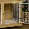 PawHut Hundekäfig, Hundehütte für Mittelegroße Hunde, Produktbild-Vorschau 9