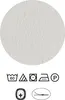 Care symbols and a logo are displayed below a circular texture. Produktbild-Vorschau