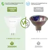 LUMILED GU5.3 LED Lampen Leuchtmittel 10 Stück Set MR16 6W Produktbild-Vorschau 6