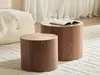 williamspace Holzoptik Beistelltisch-Set aus 2, MDF mit Produktbild-Vorschau 1