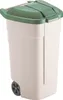 Rubbermaid Abfall-Rollcontainer 100 Liter PP beige ohne Produktbild-Vorschau 2