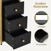 M MCombo Schreibtisch mit 6 Schubladen, Nageltisch aus Holz Produktbild-Vorschau 5