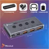 USB 3.2 10 Gbit/s KVM-Switch 4x4 mit Fernbedienung, 4 Produktbild-Vorschau 8