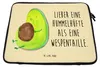 Mr. & Mrs. Panda Laptop Tasche Avocado Pfeifen 33 x 42 cm - Produktbild-Vorschau 2