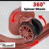 WEISSMANTEL 5er Koffer Set weiß/braun Hartschalenkoffer Produktbild-Vorschau 4