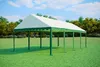 Partyzelt 4x8m - PVC Standard Feuerfest - Grün und Weiß Produktbild-Vorschau 3