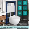 Dusch‑WC Komplettset wandhängend mit Taharet‑Bidet Produktbild-Vorschau 3
