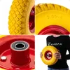 KADAX PolyurethanSchubkarrenrad 260 x 70 mm mit robuster Produktbild-Vorschau 9
