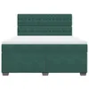 Boxspringbett mit Matratze Dunkelgrün 180x200 cm Samt Produktbild-Vorschau 4