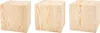Support de plantes en bois 20x20x20 cm x3 - DIY support de Voir les images du produit 1