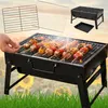 Draagbare houtskoolbarbecue opvouwbaar, compacte Productafbeelding-voorbeeld 1
