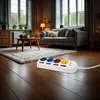 Power strip 4 sockets 2xUSB Maclean MCE229W Produktbild-Vorschau 8