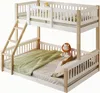 Etagenbett 90x200 und 140x200 cm Kiefernholz Massivbett mit Produktbild-Vorschau 8