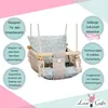 Love Gifts® Babyschaukel aus Holz hochwertig und geeignet Produktbild-Vorschau 4