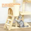 PawHut Tiragraffi 134 cm di altezza Tiragraffi per gatti Anteprima dell’immagine prodotto 7