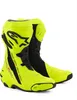 A pair of bright yellow and black motorcycle boots. Produktbild-Vorschau