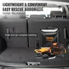 The trunk of a car with a rescue kit laid out. Náhled obrázku produktu