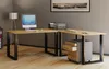 VCM Wood Desk | Narożne biurko gładkie | 220x220 | L Podgląd zdjęcia produktu 2