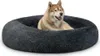 lionto Donut Lit pour chien, canapé rond pour chien avec Voir les images du produit 1