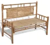 vidaXL Zahradní lavice 120 cm bambusová Náhled obrázku produktu 5