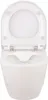 Calmwaters® Wand WC spülrandlos Weiß, mit WC-Sitz, Raumspar Produktbild-Vorschau 9