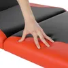 Massageliege 3 Zonen Aluminium Schwarz/Orange Therapiebank Produktbild-Vorschau 10