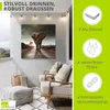 ARTland Wandbild Alu für Innen & Outdoor Ein Elefant läuft Produktbild-Vorschau 3