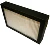 A black framed air filter with white pleated filter material. Náhľad obrázku produktu