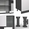 Küchenzeile Vicco R-Line Weiß 300 cm  J-Shape mit Produktbild-Vorschau 6