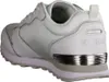 A side view of a white Skechers sneaker. Voir les images du produit