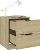 vidaXL Nachttisch Sonoma-Eiche 40x40x50 cm Spanplatte Produktbild-Vorschau 5