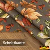 Tischdecke 140x140cm Rechteckig Braun abwaschbar Baumwolloptik Herbstlaub Braun, Ansicht 3 Produktbild-Vorschau