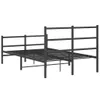 Giroletto con testiera e pediera in metallo nero 120x190 cm Anteprima dell’immagine prodotto 7