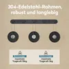 doporro Garderobenhaken Edelstahl, Kleiderhaken Wand mit 5 Produktbild-Vorschau 3