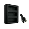 Trade-Shop 3in1 Set: 2x Akku 2300mAh + USB-C LCD Produktbild-Vorschau 2
