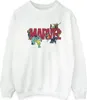Marvel - Sweatshirt für Herren BI35332 (S) (Weiß) Produktbild-Vorschau 1