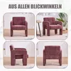 Moderner minimalistischer Einzelsssel aus Polster, Produktbild-Vorschau 4