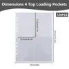 120 pochettes transparentes A4 avec 4 compartiments Voir les images du produit 2