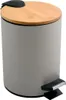 Spirella Kosmetikeimer 3 Liter Edelstahl Bambus mit Produktbild-Vorschau 1