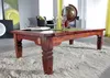 MASSIVMOEBEL24 Couchtisch Akazie 110x60x40 nougat lackiert Produktbild-Vorschau 1