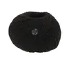 A single ball of black yarn on a white background. Produktbild-Vorschau