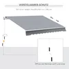 Outdoor manuelle Gelenkarmmarkise Markise 395cm mit Produktbild-Vorschau 6