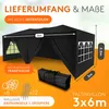 Kronenburg Faltpavillon 3x6m - Wasserfest, UV-Schutz 50+, 6 Produktbild-Vorschau 2