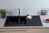 Einbauspüle Küchenspüle Spüle Granit Mineralite 100 x 50 Produktbild-Vorschau 5